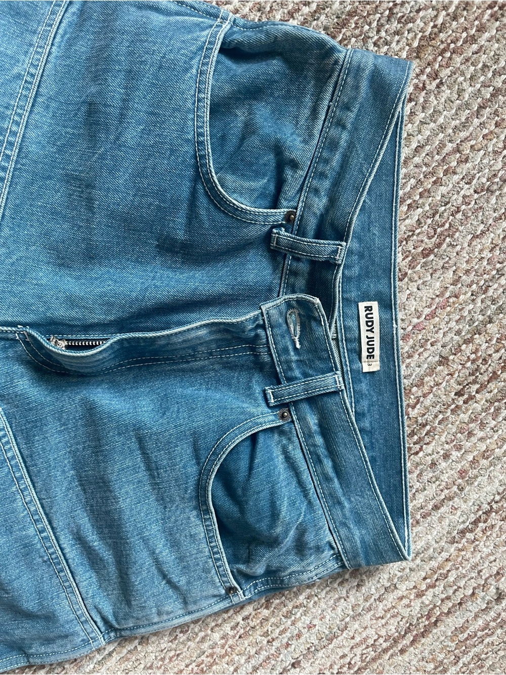 Rudy Jude High-Rise Classic Blue Denim Jeans